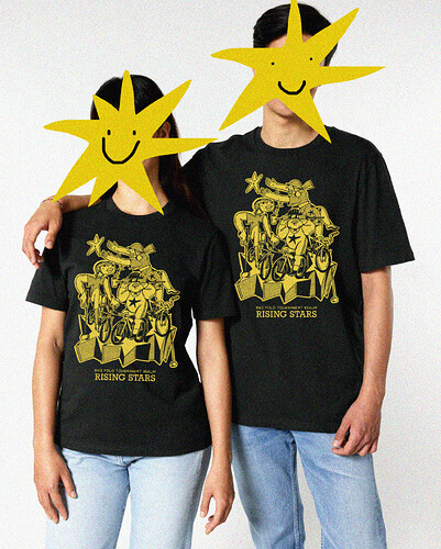 T-shirt-mockup-rising stars-ppl